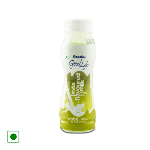 Nandini Goodlife Pista Flavoured Milk, 200 ml Bottle
