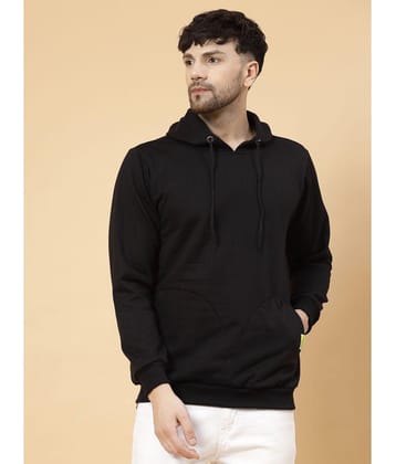 Rigo Fleece Hooded Mens Sweatshirt - Black ( Pack of 1 ) - None