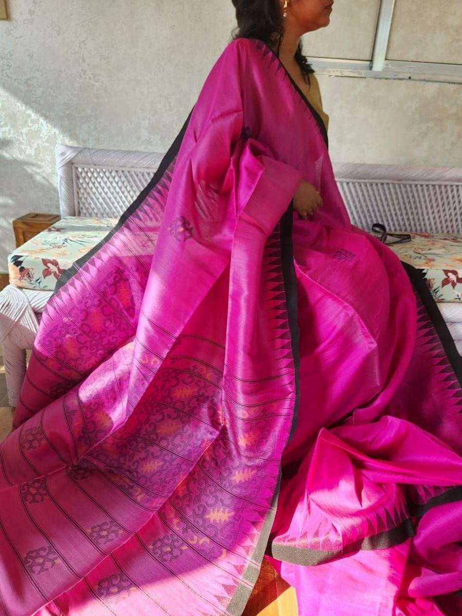 Mulberry Silk Moinrangphee Saree