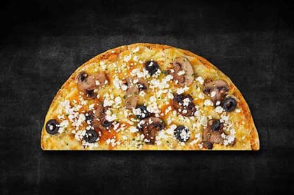 Funky Funghi Feta Semizza (Half Pizza)(Serves 1) __ Semizza (Half Pizza)