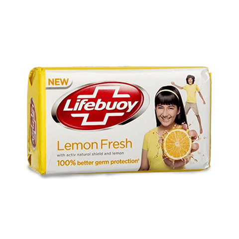 Lifebuoy Lemon Fresh Soap Bar, 4x125g, 500 gm Bar