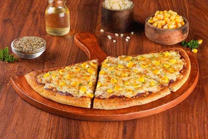 Corn & Cheese Semizza (Half Pizza)(Serves 1) __ Semizza (Half Pizza)