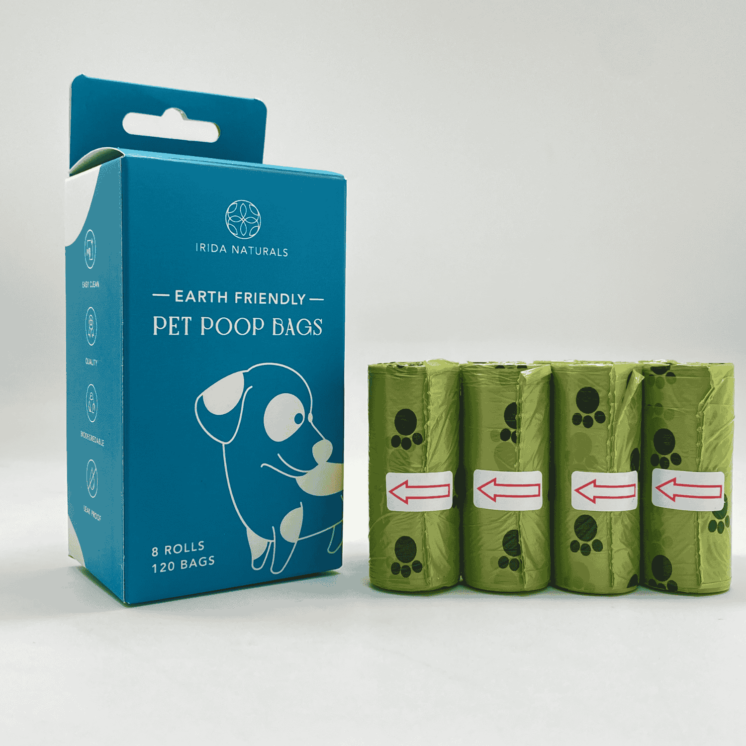 Biodegradable Pet Poop Bags - 240 Bags-with 240 Bags