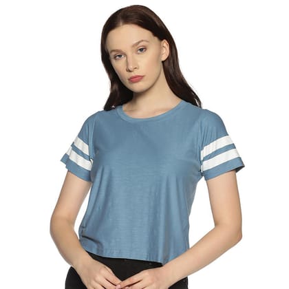 Campus Sutra Women Solid Stylish Casual Top-M - None