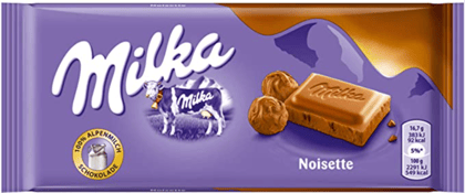 Milka Noisette Chocolate, 100 gm