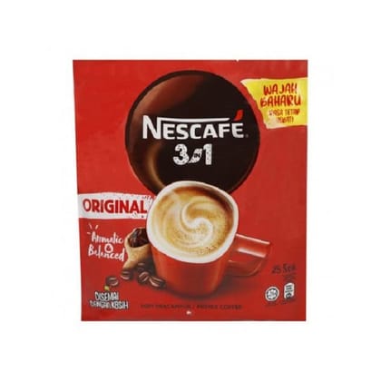 Nescafe 3-in-1 Original Premix Coffee, 30 Sticks