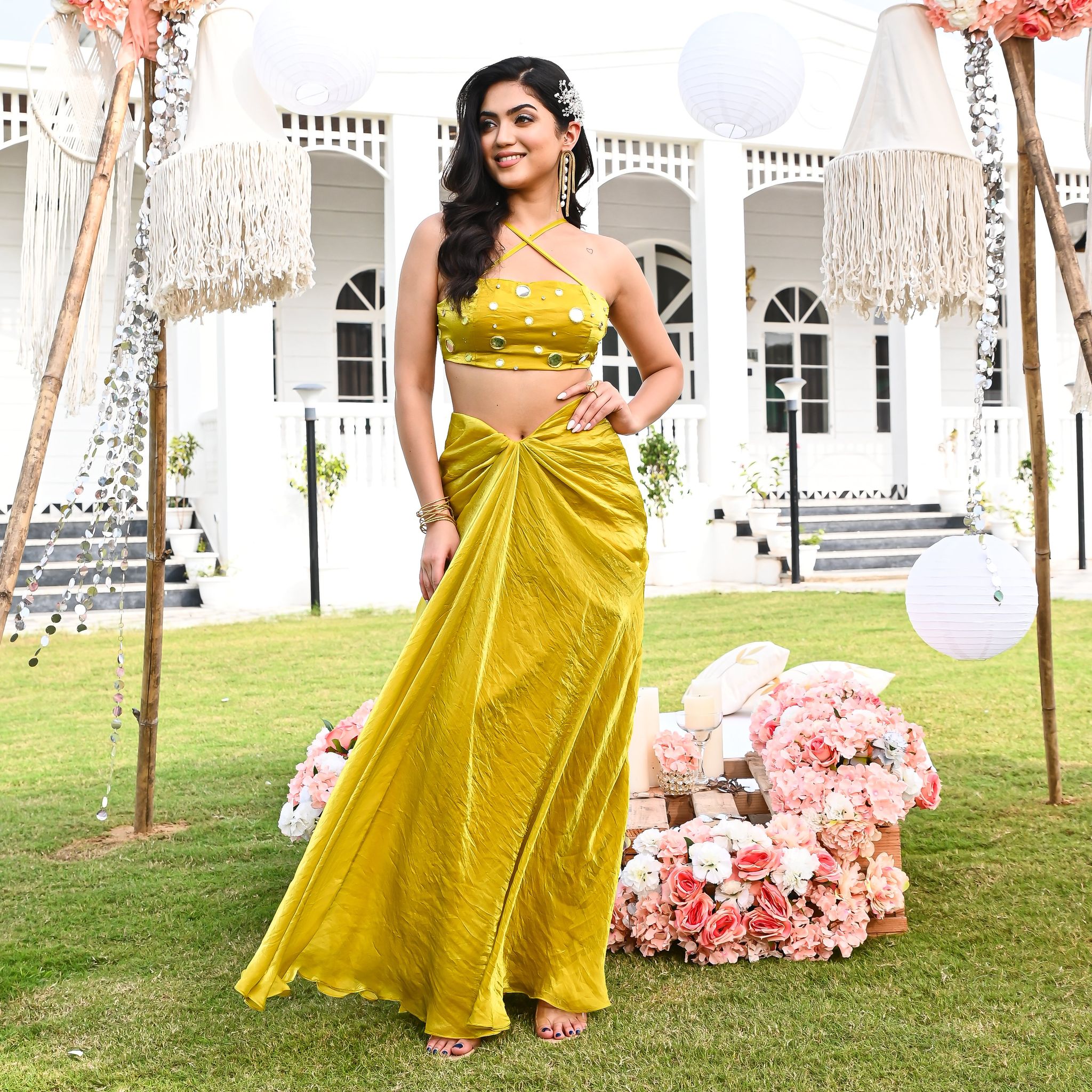 Mirror Marigold Co-ord Set-XS