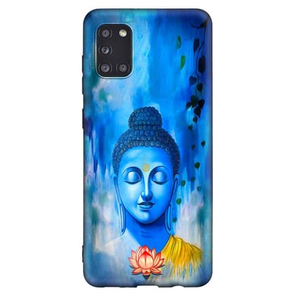Beautiful Buddha  Samsung A31 Premium Embossed Mobile cover
