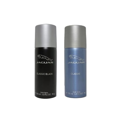 Jaguar Classic Black + Classic Deo Combo Set - Pack of 2
