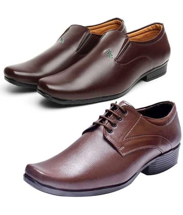 vitoria - Brown Mens Derby Formal Shoes - None