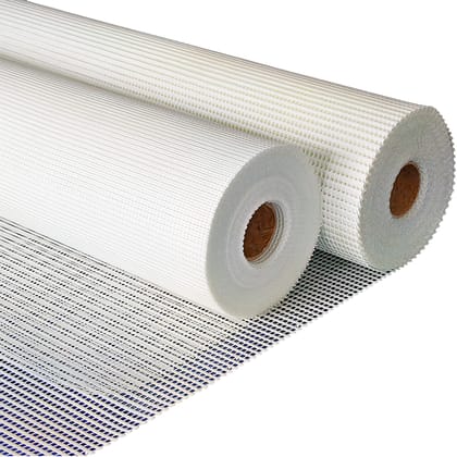 Fibre Mesh With Glass Coated For Water Proofing 1 Meter X 50 Meter Roll With 45 Gsm Thickness
