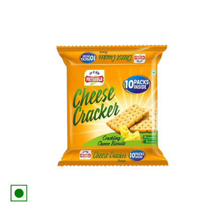 Priyagold Cheez Cracker Biscuits, 400 gm Pouch