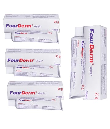 fourderm cream ( pack of 4 )
