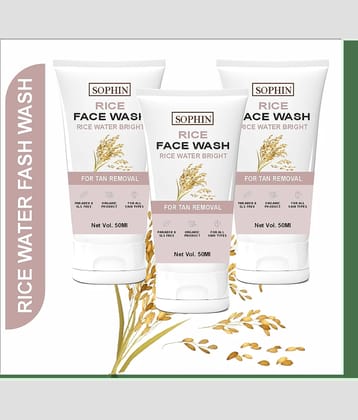 SOPHIN - Softening and Smoothening Face Wash For All Skin Type ( Pack of 3 )