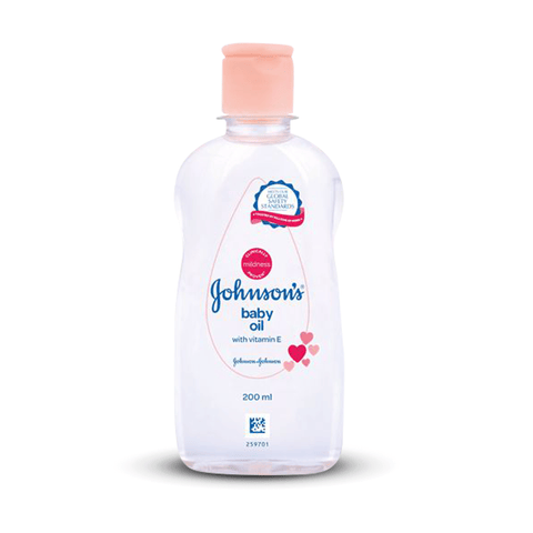 Johnson's Baby Oil With Vitamin E, 200 ml Bottle