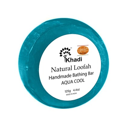 AQUA COOL LOOFAH SOAP  - 125G . (Set Of 6 Pcs)-125 G
