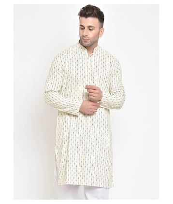 Hangup White Rayon Kurta - None