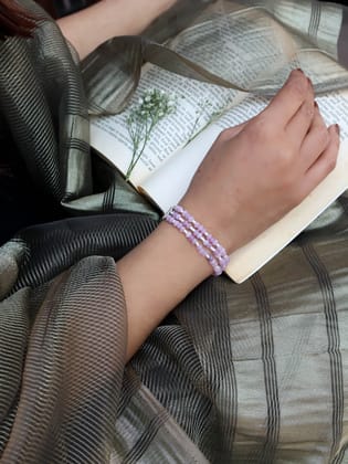 Cicilia Purple Bracelet-Purple