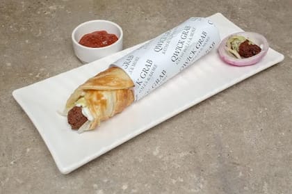 Soya Seekh Kabab Roll