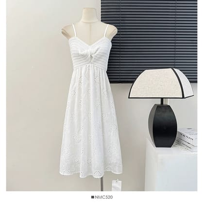 Vinny Dress-White / S