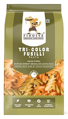 Finosta Tri-Colour Fusilli Pasta, 500 gm