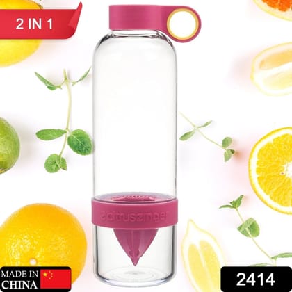 2414  Citrus Juicer Bottle Instant Juice Sports Bottle  Juice Maker Infuser Bottle