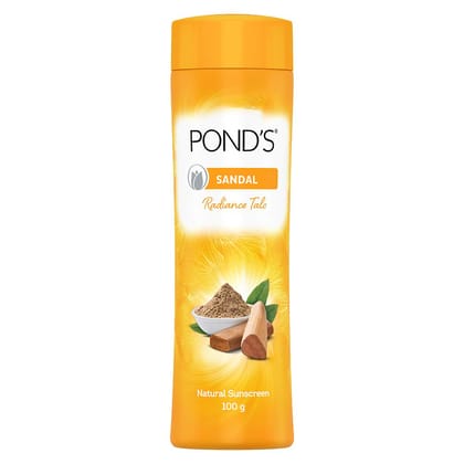 Ponds Sandal Radiance Talc, 100 G