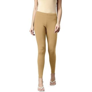 SHE PURE LUXURY WEAR Ankle Length  Ethnic Wear Legging  (Beige, Solid)