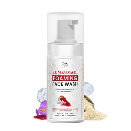 Kumkumadi Foaming Face Wash for Glowing Skin 100ml
