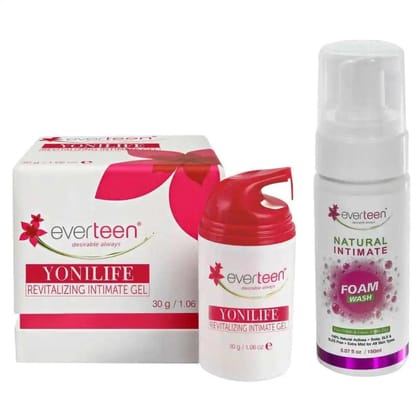 everteen Combo - Yonilife Revitalizing Gel 30g and Foam Intimate Wash 150ml