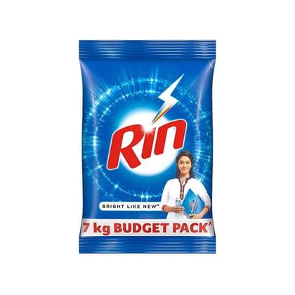 Rin Detergent Powder, 7 kg Pouch