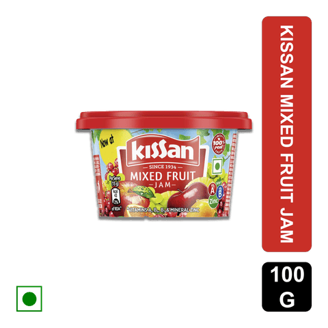 Kissan Mixed Fruit Jam, 100 gm Tub