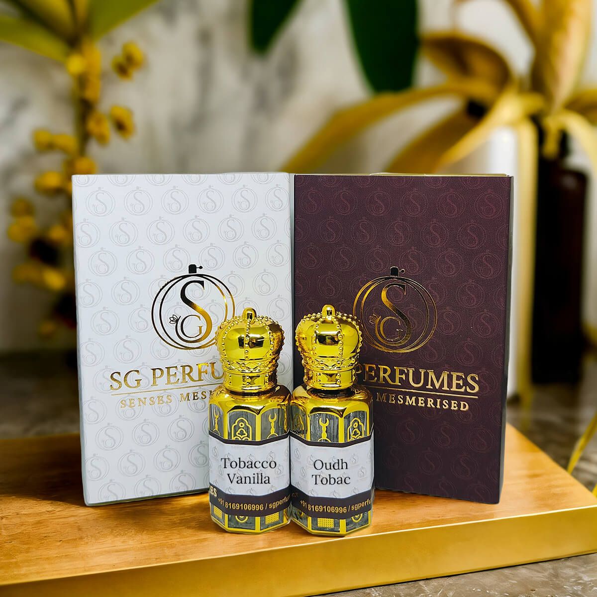 Oudh Tobac & Tobacco Vanilla Combo - SG Perfumes - 12ml Each