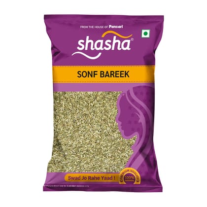 SHASHA - WHLE SONF BAREEK   100G  (FROM THE HOUSE OF PANSARI)