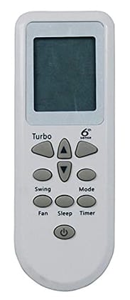 EHOP Compatible Remote for Whirlpool AC (Please Match The Image of Your existing Remote Before Ordering)