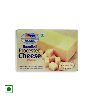 Nandini Processed Cheese Block, 200 gm Pack
