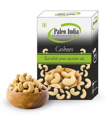 Paleo India Roasted and Salted Cashews 200gm Whole Kaju