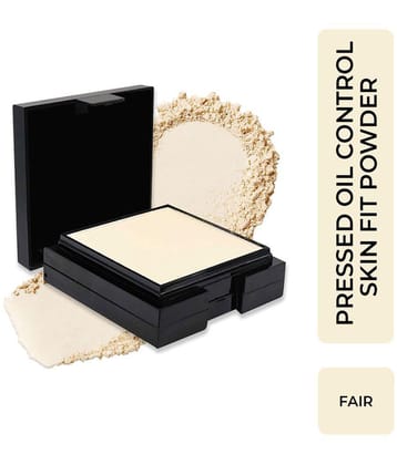 Half N Half Pressed Oil Control Skin Fit Powder, Skin Whitening, 01 Fair (20gm)