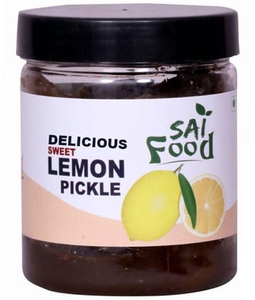 SAi Food DELICIOUS Masalo Se Bana Chatpata Sweet Moon Lemon Pickle Nimbu Ka Achar Pickle 250 g