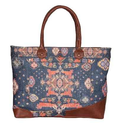 Mona B Large Canvas Handbag for Women | Zipper Tote Bag | Crossbody Bag for Grocery, Shopping, Travel | Stylish Vintage Shoulder Bags for Women (Skyler)