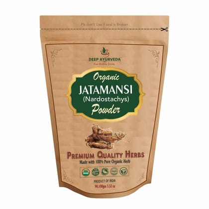 Organic Jatamansi Powder (Nardostachys jatamansi) - Helps Manage Anxiety, Insomnia & Mental Clarity