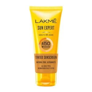 Lakme Sun Expert Tinted Sunscreen 50 SPF 100g NonSticky Natural finish PA