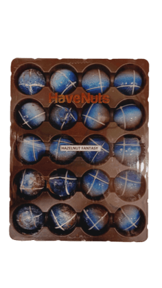 Havenuts Premium Chocolates - Hazelnut Fantasy Marbel (Pack of 20)