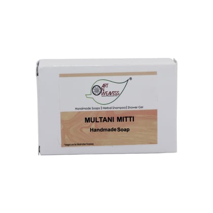 Artnweavess Multani MItti Handmade Soap NT, 100 gm - Pack of 2