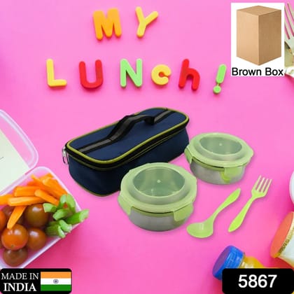AIRTIGHT & LEAK PROOF STAINLESS STEEL CONTAINER MULTI COMPARTMENT LUNCH BOX CARRY TO ALL TYPE LUNCH IN LUNCH BOX & PREMIUM QUALITY LUNCH BOX IDEAL FOR OFFICE , SCHOOL KIDS & TRAVELLING IDEAL (3 D