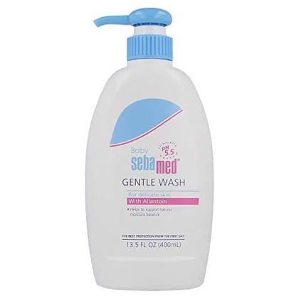 Sebamed Baby Gentle Wash 400ml|Ph 5.5| With Allantoin| No tears formula |Clinically tested