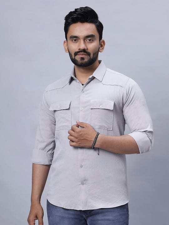 Men Relaxed Opaque Casual Shirt