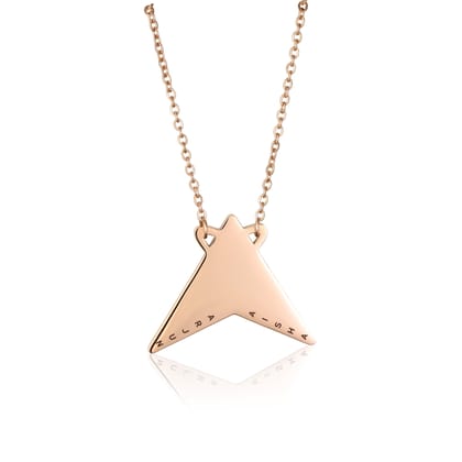 Shape of Growth Pendant-Rose Gold
