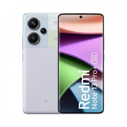 Redmi Note 13 Pro+ (Fusion Purple, 8GB RAM, 256GB Storage) | World's First Mediatek 7200 Ultra 5G | 200MP Hi-Res Camera | 1.5K Curved AMOLED | 120W HyperCharge