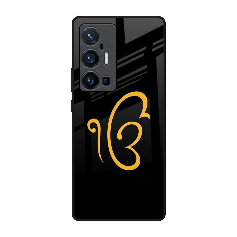 Luxury Fashion Initial Glass Case for Vivo X70 Pro Plus